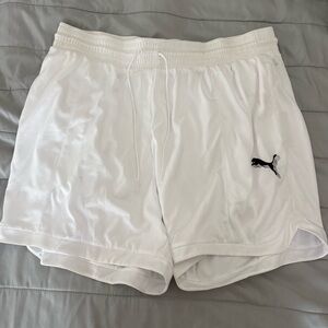 NWT Puma White Mesh Shorts
